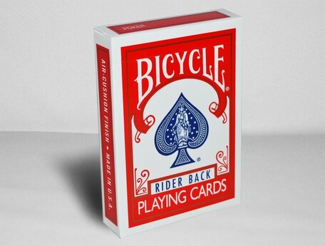  Bicycle rider back poker rood