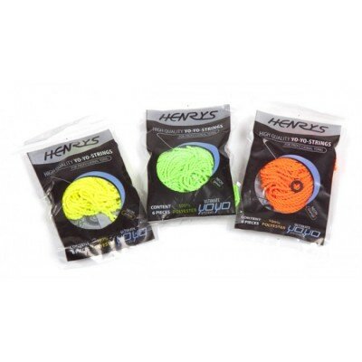 Henrys yo-yo touwtjes neon 6 stuks