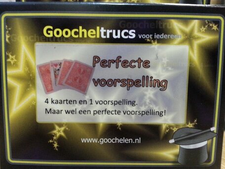 Perfecte voorspelling - goochelen.nl