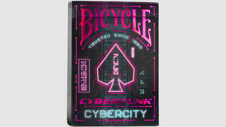 Bicycle Cyberpunk Cybercity Playing Cards by US Playing Card Co