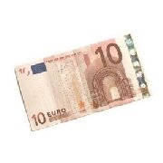 Flash 10 euro banknote
