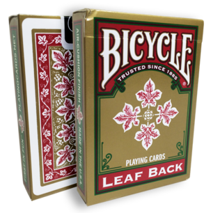 Bicycle Leaf Back Deck (Red) Bicycle Leaf Back Deck (Red)