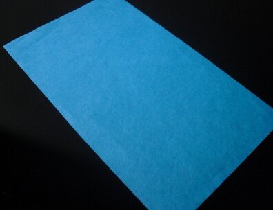 flash paper blauw