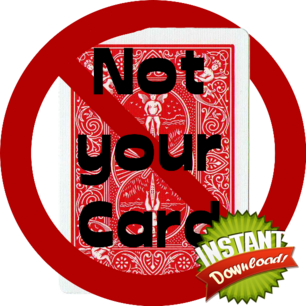 Not your card - instant download Not your card - instant download