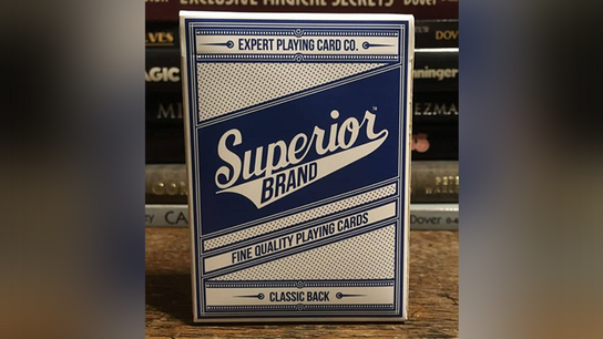 Superior (Blue) Playing Cards by Expert Playing Card Co