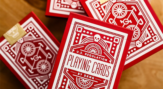 Red Wheel Playing Cards (DKNG) by Art of Play