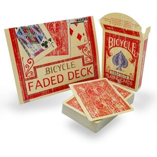 Bicycle faded deck rood Bicycle faded deck rood