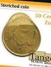 Stretched coin, 50 eurocent Stretched coin, 50 eurocent