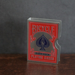 Bicycle card guard clip rood Bicycle card guard clip rood