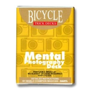 Bicycle Mental photo deck rood Bicycle Mental photo deck rood
